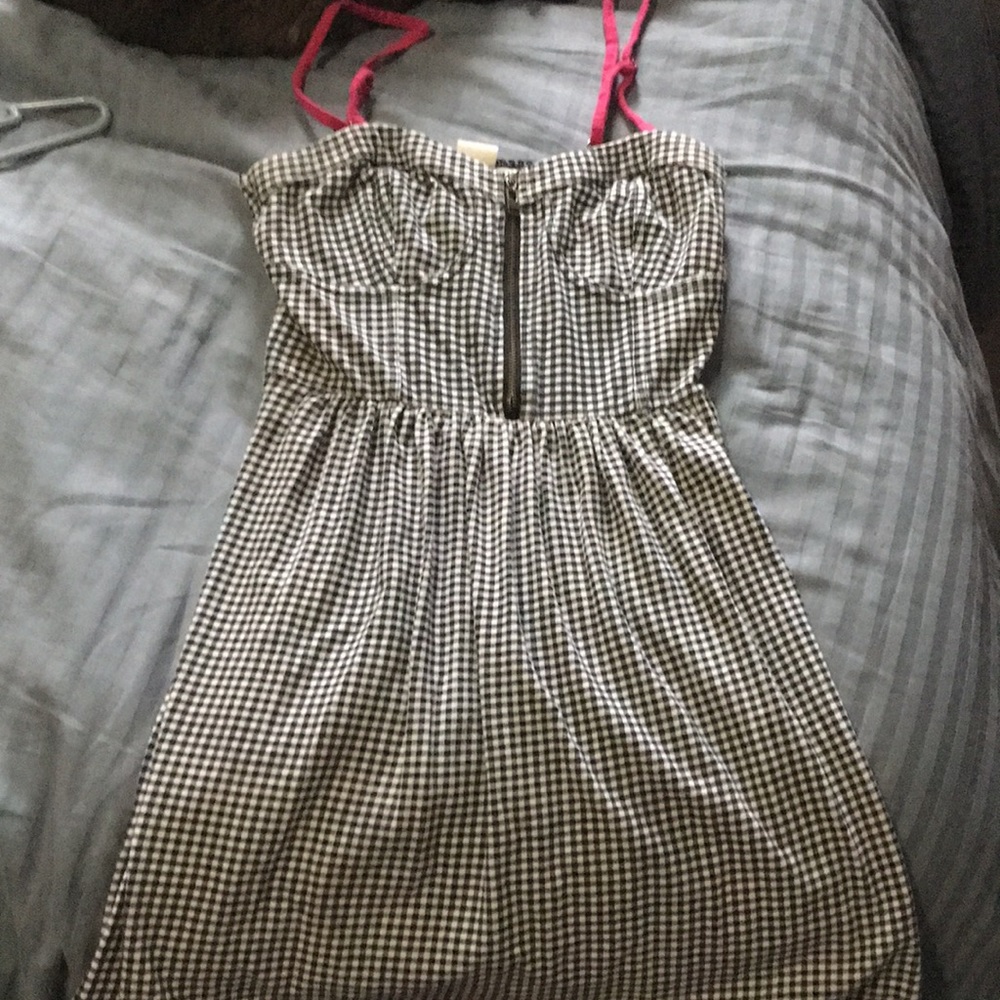 Plaid mini dress